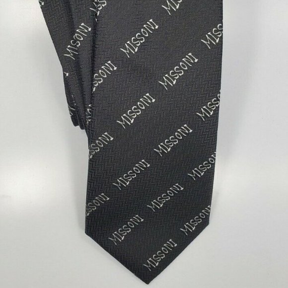 MISSONI 100% Silk Italy Men's Necktie Tie - Picture 2 of 4